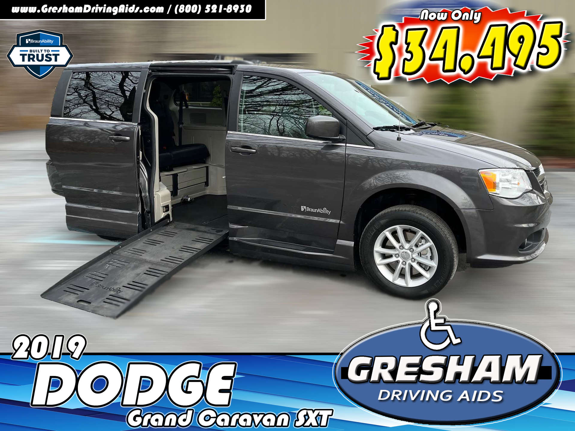 2019 Dodge Grand Caravan | Stock: W1376 | Wheelchair Van For Sale ...